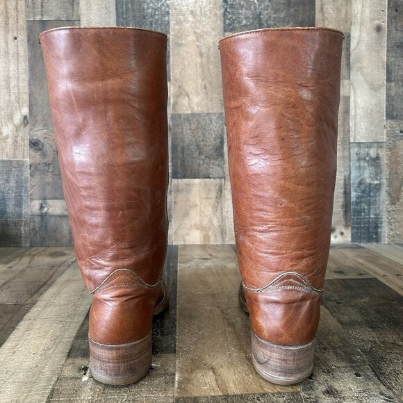 Frye 2955 Vintage White Label Tall Campus Boots Mens 11 D - Picture 9 of 12